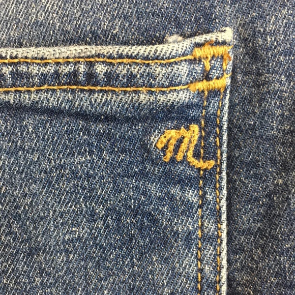 Madewell The Mom Jean Womens 36 Distressed‎ Denim Comfort Stretch Edition - Picture 14 of 15